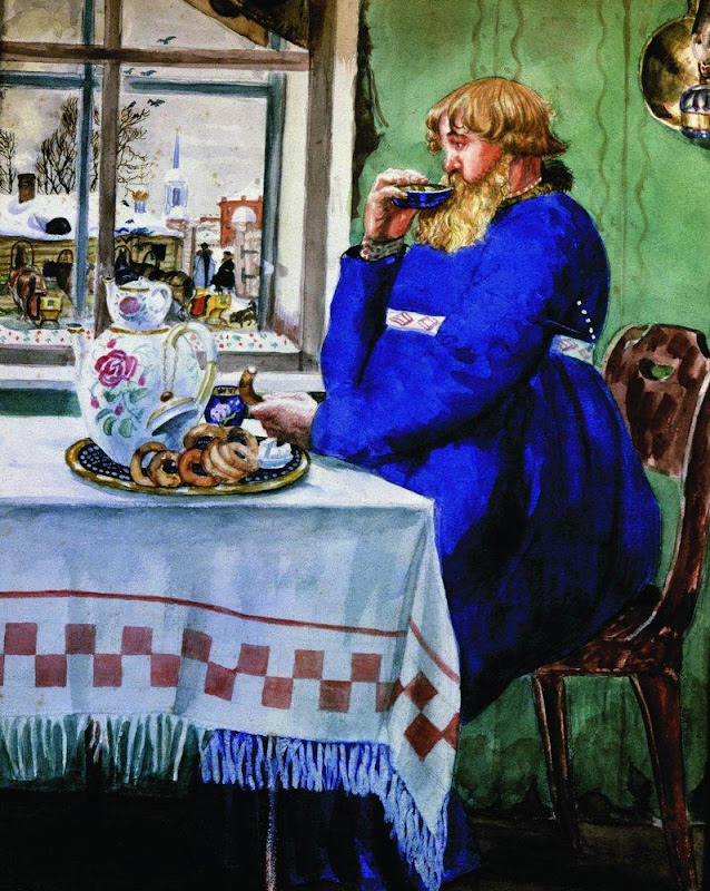 Извозчик в трактире. 1920.jpg
