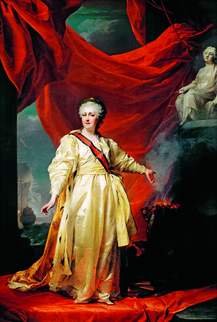 Екатерина II. Портрет работы Д. Г. Левицкого.jpg
