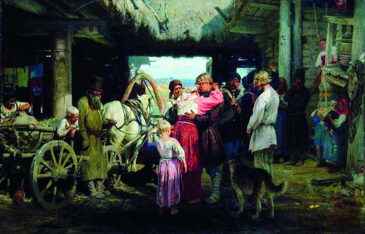 Картина Проводы новобранца. Илья Репин.jpg