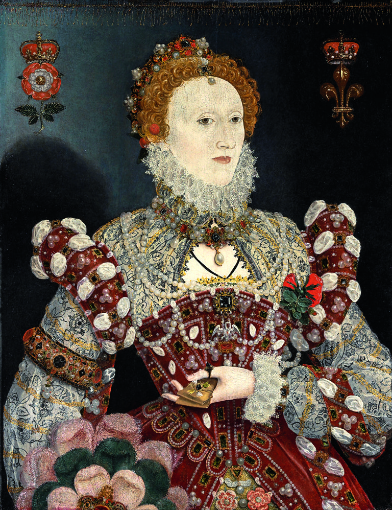 «Пеликановый портрет» Елизаветы I кисти Николаса Хиллиарда (1573—1575).jpg