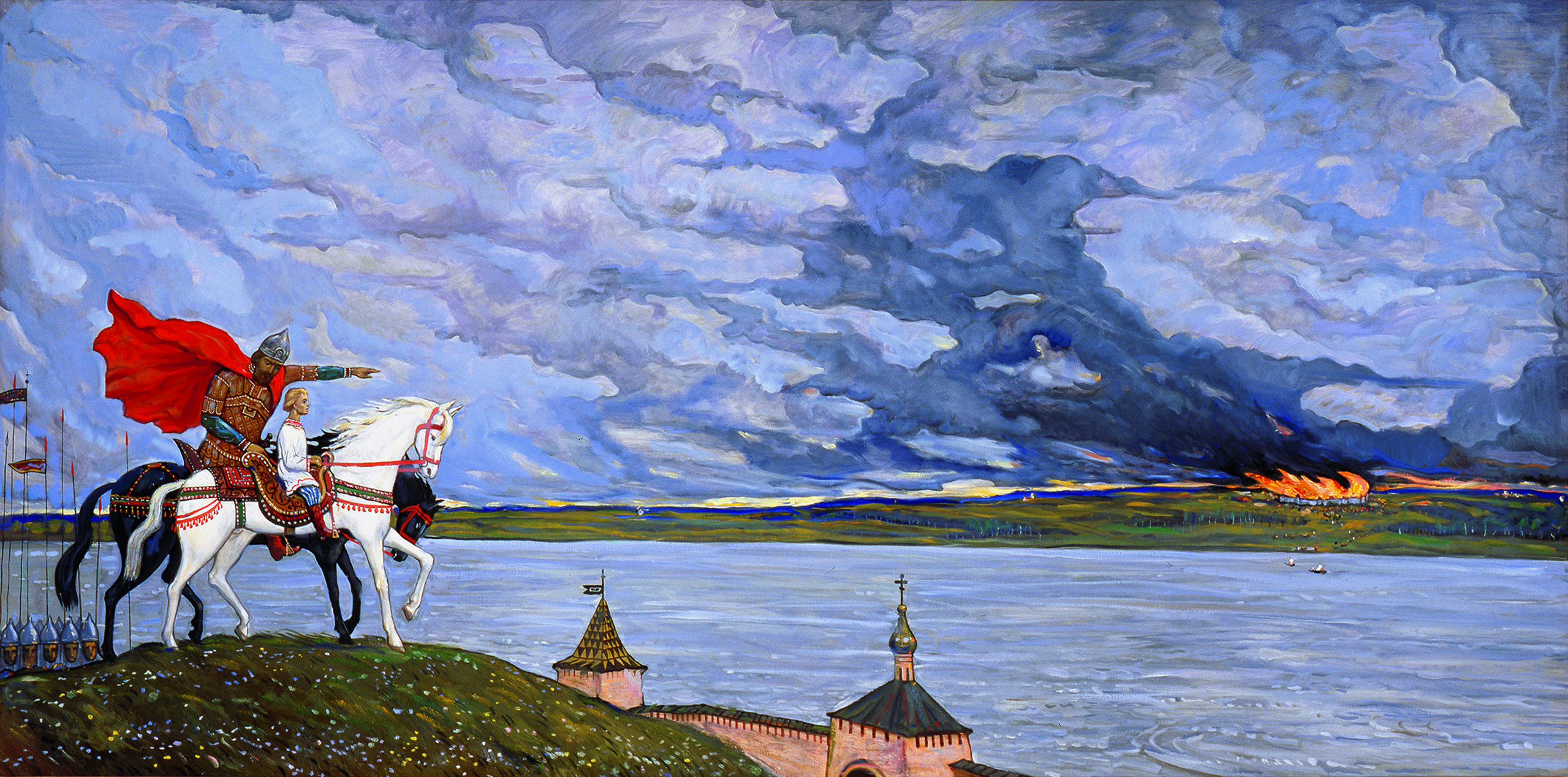 222галерея Ильи Глазунова.Два князя. 2003 г..jpg
