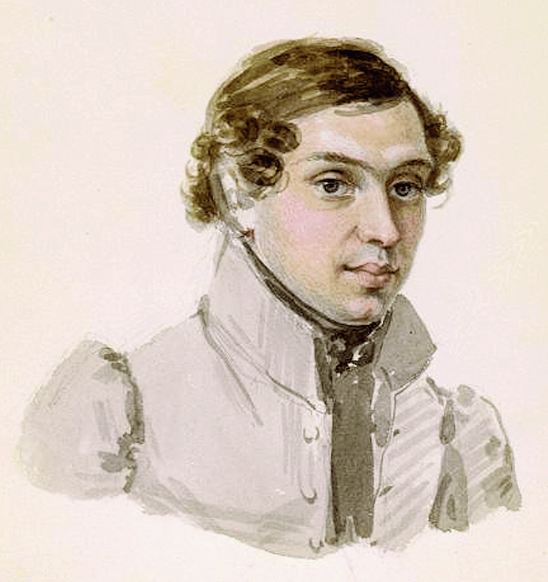 Портрет Михаила Николаевича Глебова, кисти Н. А. Бестужева, 1832 г..png