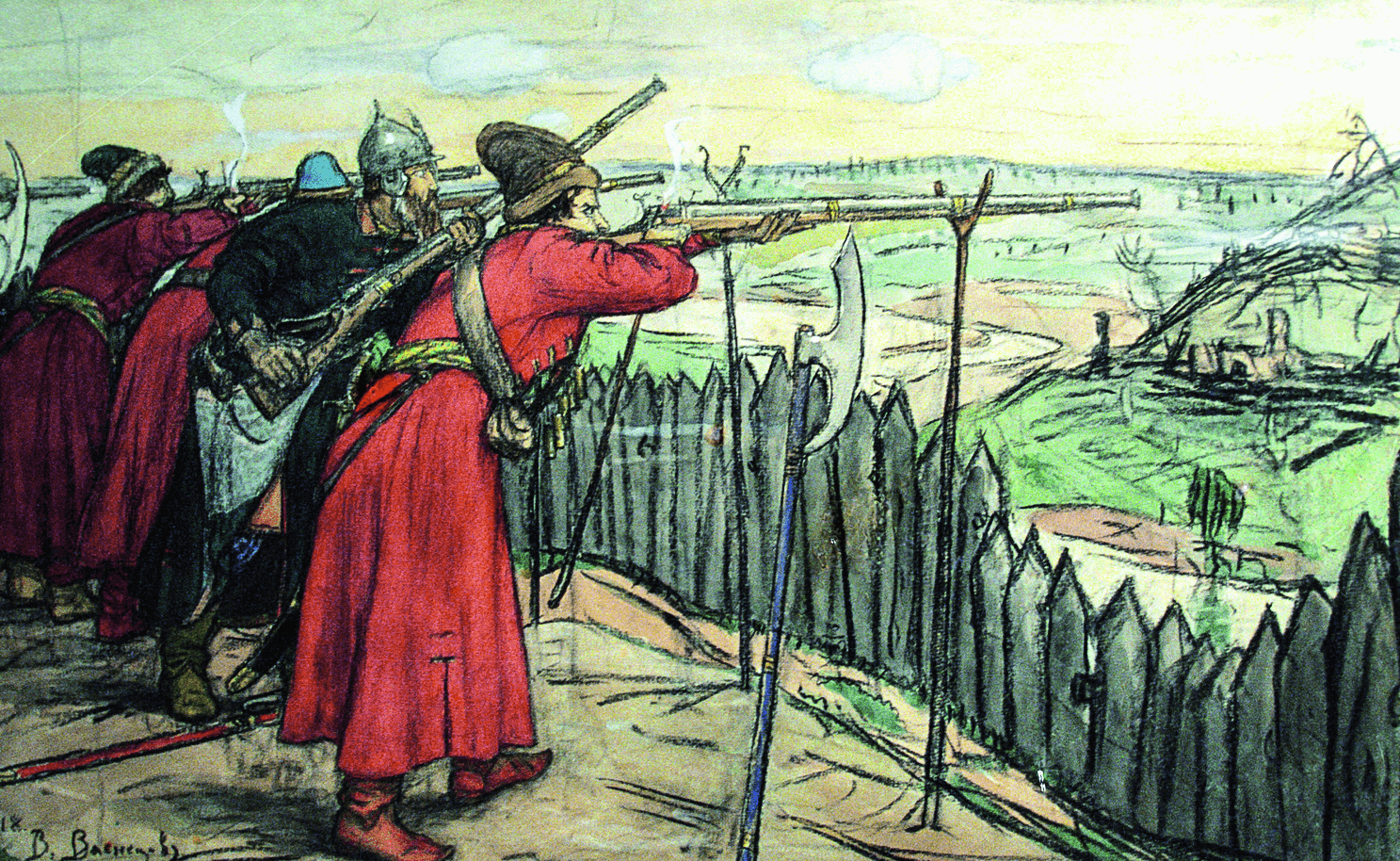Виктор Васнецов Стрельцы 1918.png