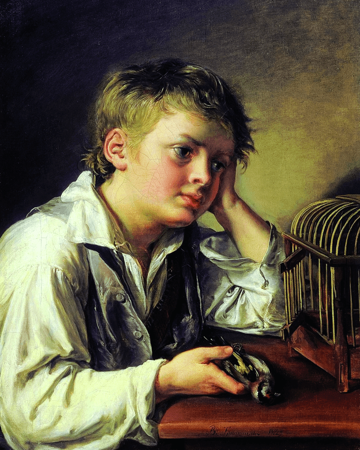 &laquo;Мальчик, тоскующий об умершей своей птичке&raquo;.png