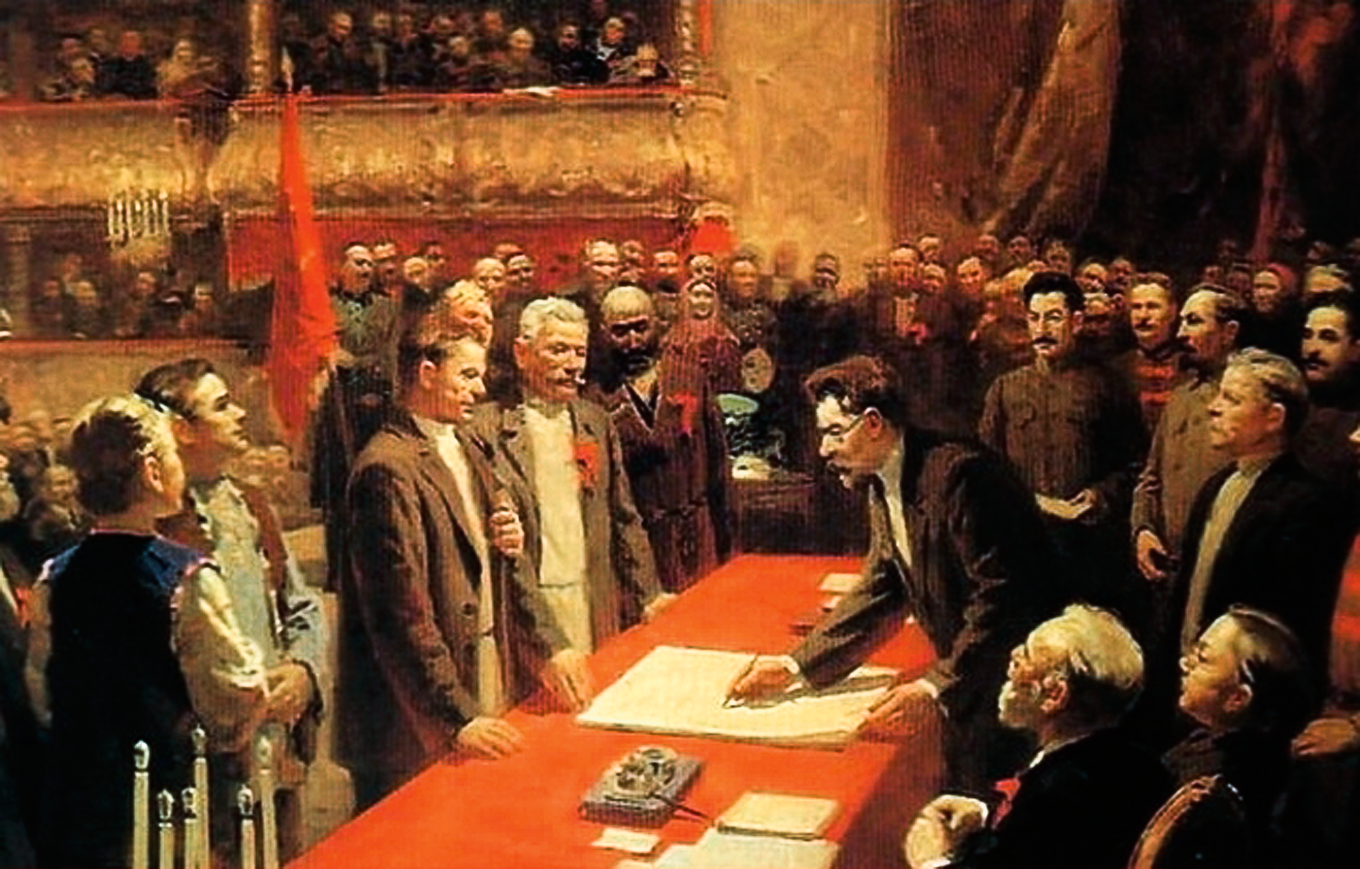 Степан Дудник. Подписание договора об образовании СССР.png