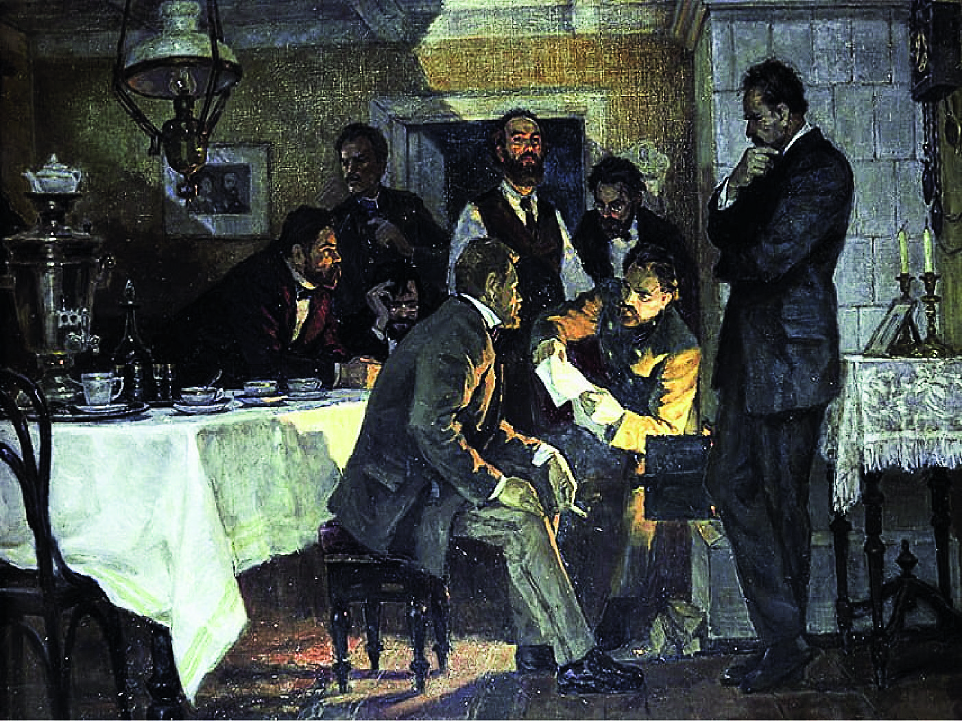 I Съезд РСДРП, Минск, 1898 год. Василий Зверев 1931.jpg